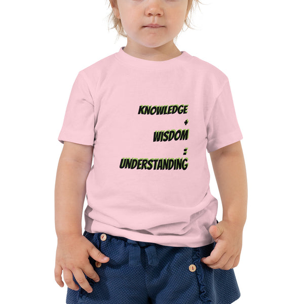 "Today's Mathmatics" Toddler Short Sleeve Tee