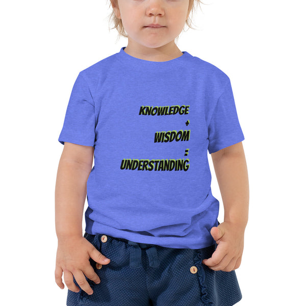 "Today's Mathmatics" Toddler Short Sleeve Tee
